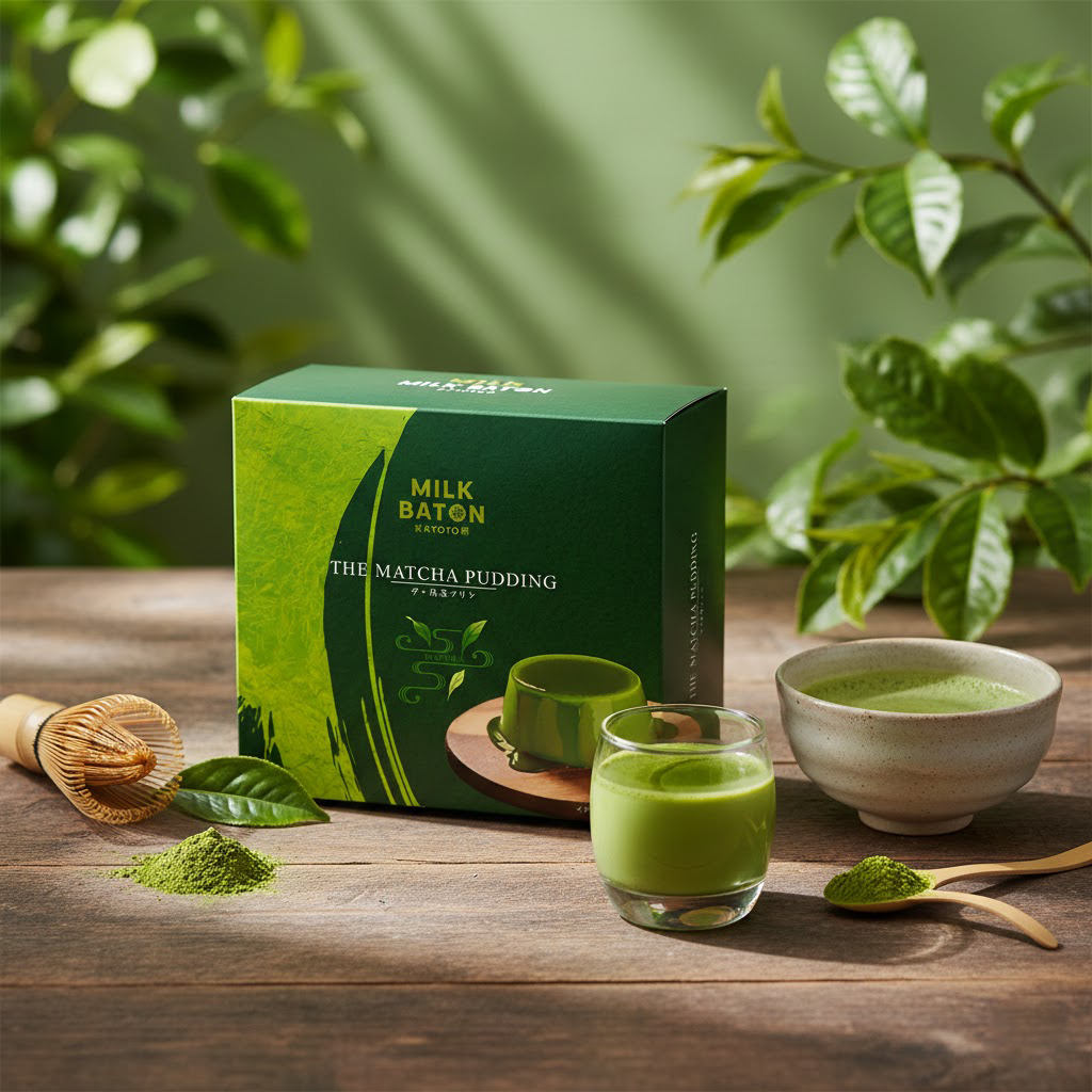 ミルクバトン ザ・抹茶プリン