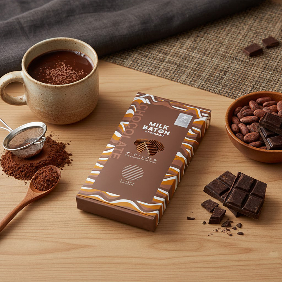 ミルクバトン ザ・ヴァッフェル チョコ