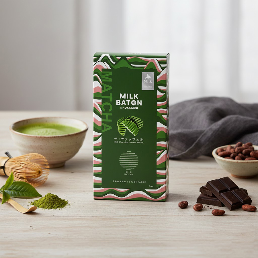 ミルクバトン ザ・ヴァッフェル 抹茶