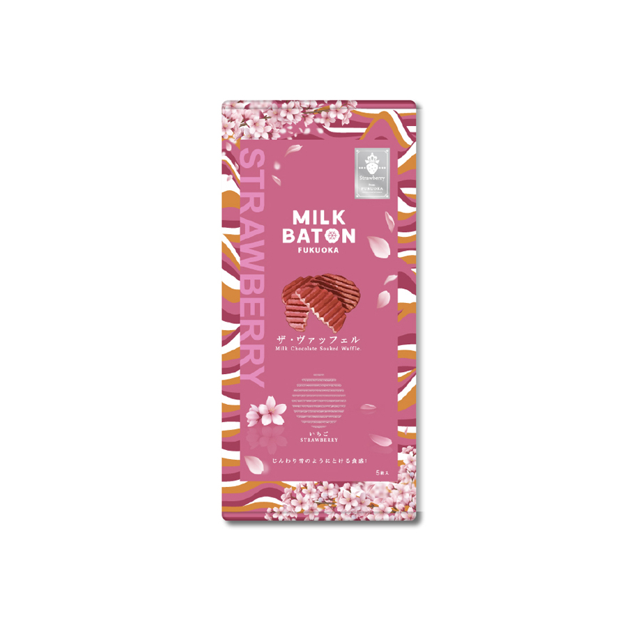ミルクバトン ザ・ヴァッフェル イチゴ